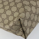 GUCCI GG Supreme Web Sherry Line Tote Bag PVC Beige 39 02 003 Auth BA5817-13