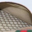 GUCCI GG Supreme Web Sherry Line Tote Bag PVC Beige 39 02 003 Auth BA5817-20