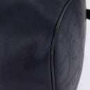 Christian Dior Trotter Canvas Boston Bag Navy Gold Auth BA5821-14