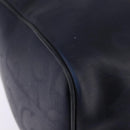 Christian Dior Trotter Canvas Boston Bag Navy Gold Auth BA5821-15