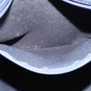 Christian Dior Trotter Canvas Boston Bag Navy Gold Auth BA5821-11