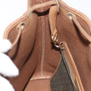 Christian Dior Honeycomb Canvas Shoulder Bag PVC Black Gold Auth BA5823-20