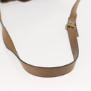 Christian Dior Honeycomb Canvas Shoulder Bag PVC Black Gold Auth BA5823-7