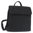 Christian Dior Canage Backpack Nylon Black Gold Auth BA5824-1