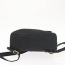 Christian Dior Canage Backpack Nylon Black Gold Auth BA5824-11
