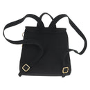 Christian Dior Canage Backpack Nylon Black Gold Auth BA5824-3