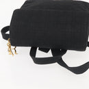 Christian Dior Canage Backpack Nylon Black Gold Auth BA5824-6