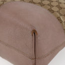 GUCCI GG Canvas Shoulder Bag Beige Gold 323673 Auth BA5827-10