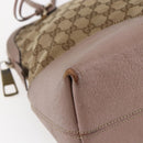 GUCCI GG Canvas Shoulder Bag Beige Gold 323673 Auth BA5827-11