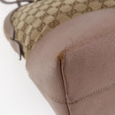 GUCCI GG Canvas Shoulder Bag Beige Gold 323673 Auth BA5827-13