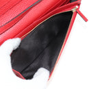 GUCCI Shoulder Wallet Swing Leather Red Gold 368231 534563 Auth BA5829V-19