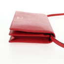 GUCCI Shoulder Wallet Swing Leather Red Gold 368231 534563 Auth BA5829V-5