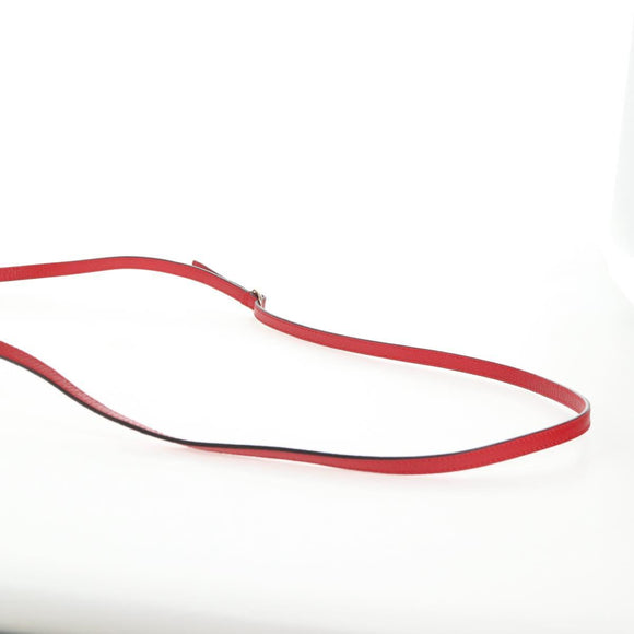 GUCCI Shoulder Wallet Swing Leather Red Gold 368231 534563 Auth BA5829V