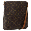 LOUIS VUITTON Monogram Musette Shoulder Bag M51256 LV Auth BA5831-1