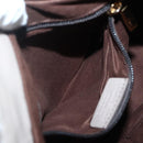 Salvatore Ferragamo Vala Hand Bag Leather Beige Gold Auth BA5832-19