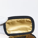 Gianni Versace Vanity Cosmetic Pouch PVC Leather Yellow Gold Auth BA5833-17