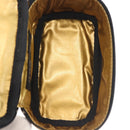 Gianni Versace Vanity Cosmetic Pouch PVC Leather Yellow Gold Auth BA5833-18