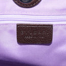 BVLGARI Logo Mania Tote Bag Canvas Beige Silver Auth BA5834-17