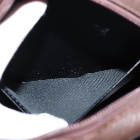 Burberrys Nova Check Shoulder Bag Canvas Beige Gold Auth BA5838