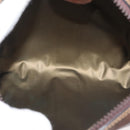 GUCCI GG Supreme Web Sherry Line Clutch Bag PVC Beige Red Auth BA5839-14