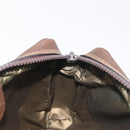 GUCCI GG Supreme Web Sherry Line Clutch Bag PVC Beige Red Auth BA5839-15