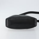 GUCCI Bamboo Hand Bag Leather 2way Black Gold 001 1638 Auth BA5841-5