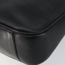 GUCCI Bamboo Hand Bag Leather 2way Black Gold 001 1638 Auth BA5841-15