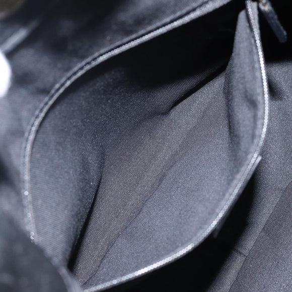 GUCCI Bamboo Hand Bag Leather 2way Black Gold 001 1638 Auth BA5841