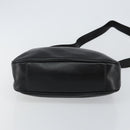 GUCCI Bamboo Hand Bag Leather 2way Black Gold 001 1638 Auth BA5842-5