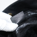 GUCCI Bamboo Hand Bag Leather 2way Black Gold 001 1638 Auth BA5842-12