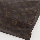 LOUIS VUITTON Monogram Sac Plat Hand Bag M51140 LV Auth BA5844-15