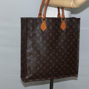LOUIS VUITTON Monogram Sac Plat Hand Bag M51140 LV Auth BA5844-19