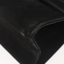 Salvatore Ferragamo Vala Hand Bag Suede Black Gold Auth BA5846-14