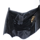 Salvatore Ferragamo Vala Hand Bag Suede Black Gold Auth BA5846-19