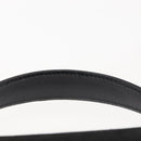 Salvatore Ferragamo Vala Hand Bag Suede Black Gold Auth BA5846-8