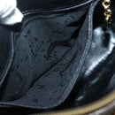 Salvatore Ferragamo Vala Shoulder Bag Embossed Leather Brown Gold Auth BA5847-19