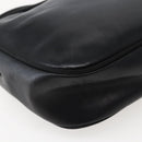 Salvatore Ferragamo Vala Shoulder Bag Leather Black Gold Auth BA5848-13