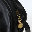 Salvatore Ferragamo Vala Shoulder Bag Leather Black Gold Auth BA5848-14
