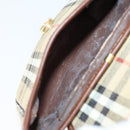 Burberrys Nova Check Shoulder Bag Leather 3Set Beige Brown black Auth BA5851-15