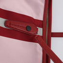 BALLY Loewe Shoulder Bag Canvas PVC Nylon 3Set Pink Brown Auth BA5852-12