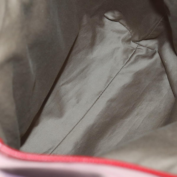 BALLY Loewe Shoulder Bag Canvas PVC Nylon 3Set Pink Brown Auth BA5852