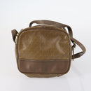 BALLY Loewe Shoulder Bag Canvas PVC Nylon 3Set Pink Brown Auth BA5852-15