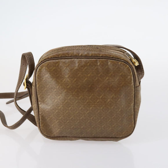 BALLY Loewe Shoulder Bag Canvas PVC Nylon 3Set Pink Brown Auth BA5852