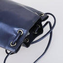 Salvatore Ferragamo Gancini Bag Vinyl Leather 3Set Black Navy Auth BA5853-18