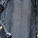 Salvatore Ferragamo Gancini Bag Vinyl Leather 3Set Black Navy Auth BA5853-7