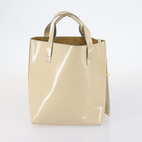 GUCCI GG Supreme Shoulder Bag PVC Leather 3Set Beige Black Auth BA5854