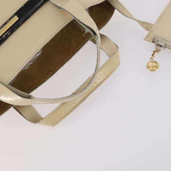 GUCCI GG Supreme Shoulder Bag PVC Leather 3Set Beige Black Auth BA5854