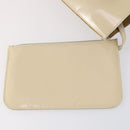 GUCCI GG Supreme Shoulder Bag PVC Leather 3Set Beige Black Auth BA5854-15