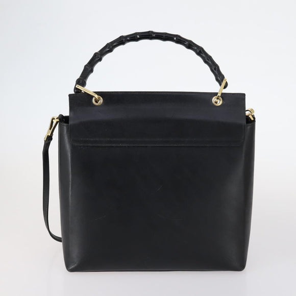 GUCCI GG Supreme Shoulder Bag PVC Leather 3Set Beige Black Auth BA5854