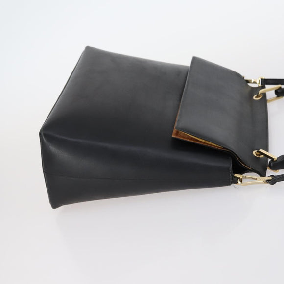 GUCCI GG Supreme Shoulder Bag PVC Leather 3Set Beige Black Auth BA5854